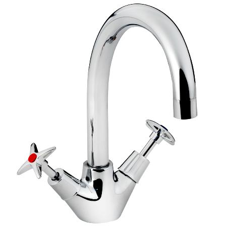 Bristan X-Head Chrome Plated Monobloc Sink Mixer VAX2 SNK C