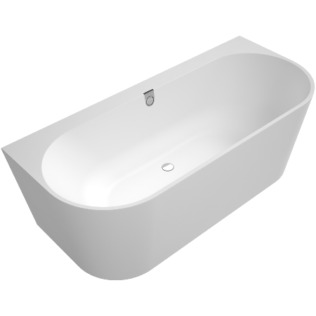 Villeroy & Boch Oberon 2.0 Wall-facing Bath 1800 x 800mm - White Alpin VBUBQ180OBR9CD00V-01