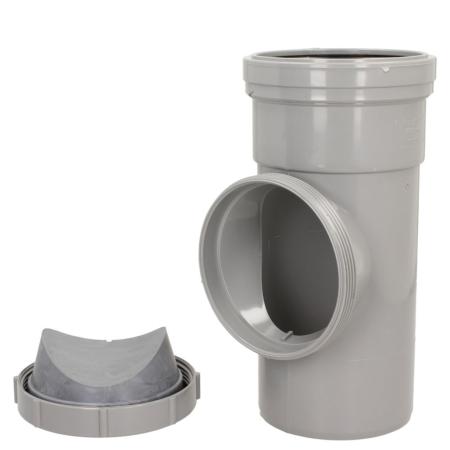 Davant SS Access Pipe 110 Light Grey Pfit SPLG0033