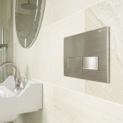 Viva Skylo Ultra25 Brushed Nickel Dual Flush Plate ULTRA25