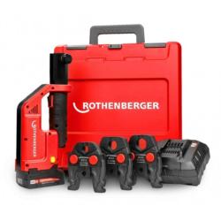 Rothenberger Romax Compact 3.0 Bluetooth Enabled Press Tool & SV Profile Jaw Set 15-22-28mm - 1000004277