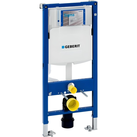 Geberit Duofix 112cm Frame with Sigma Concealed Cistern 12cm for Wall-Hung WC 111.384.00.5