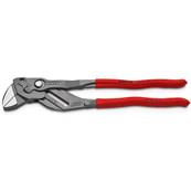 Knipex Pliers Wrench Plastic Coated Grey Atramentized 300mm 86 01 300