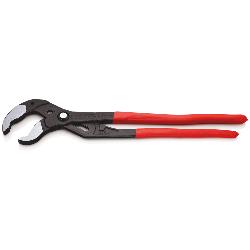 Knipex Cobra XXL Pipe Wrench and Water Pump Pliers Plastic Coated Grey Atramentized 560mm 87 01 560