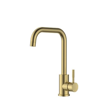 Reginox SALINA Single Lever Kitchen Mixer Tap - Brushed Gold