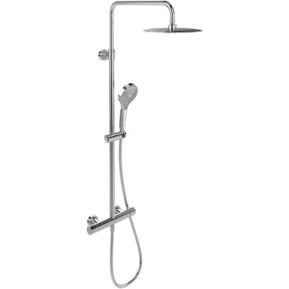 Villeroy & Boch Verve Thermostatic Shower System Chrome TVS109005UK061