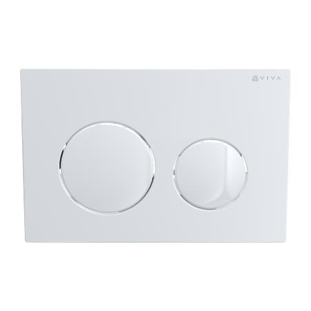 Viva Skylo Ultra13 Gloss White Dual Flush Plate ULTRA13