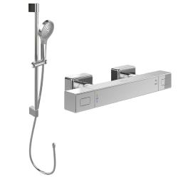 Villeroy & Boch Thermostatic Square Verve Shower Mixer Set VBSSPACK8