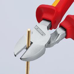 Knipex High Leverage Diagonal Cutter Insulated Multi-comp. Grips VDE Chrome-plated 180mm 74 06 180