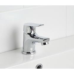 Bristan Aster Basin Mixer with Clicker Waste Chrome AST BAS C