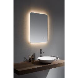 Plumb2u Jucar 800 x 600mm Illuminated LED Mirror - Clear Glass CA6080