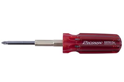 Picquic Sixpac Plus Multi Screwdriver - Red PICQUICSPP