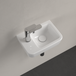 Villeroy & Boch O.Novo Wall Hung Basin with Overflow 360 x 250mm (Left Hand) 43423601