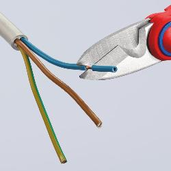 Knipex SB Electricians' Shears Multi-component Grips 190mm 95 05 10