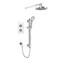 Bristan Prism Thermostatic Mixer Shower Concealed with Adjustable & Fixed Head PRISM SHWR PK2