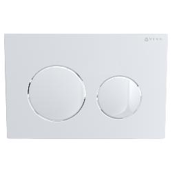 Viva Skylo Ultra13 Gloss White Dual Flush Plate ULTRA13