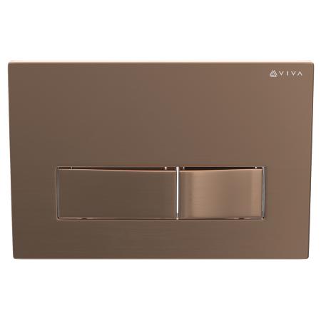 Viva Skylo Ultra26 Brushed Copper Dual Flush Plate ULTRA26
