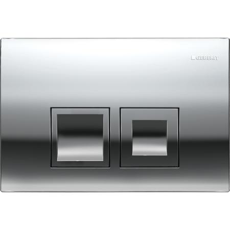 Geberit Delta35 Dual Flush Plate Gloss Chrome 115.135.21.5