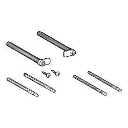 Geberit Kappa 15 Flush Plate Actuator Rods Lever Set 240.639.00.1