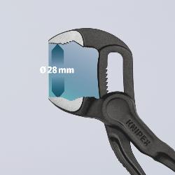 Knipex Cobra XS Pipe Wrench and Water Pump Pliers Grey Atramentized 100mm 87 00 100 BK