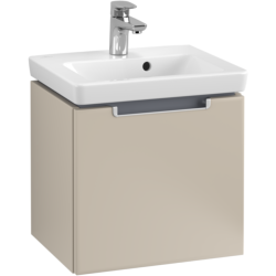 Villeroy & Boch Subway 2.0 Wall Hung Vanity Unit with 1 Drawer 440 x 420mm Soft Grey A68410VK