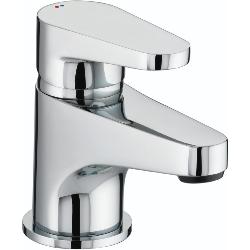 Bristan QST BAS C Chrome Plated Quest Basin Mixer with Clicker Waste
