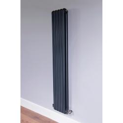 DQ Heating Cassius Vertical 1800mm x 510mm Anthracite 7344BTU CASSIUS180/7-A