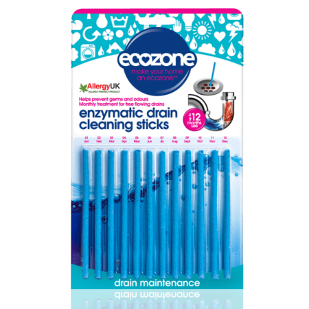 Ecozone Drain Cleaning Sticks 12 Pieces