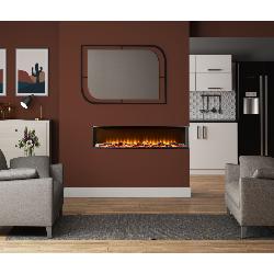 Be Modern Invision 1250 Wall Inset Electric Fire 63606