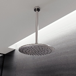 Aqualisa iSystem Smart Divert Exposed Shower with Adjustable and Ceiling Fix Heads - Gravity Pumped