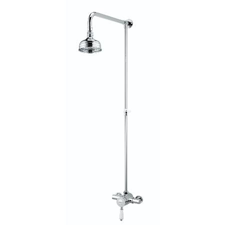 Bristan Colonial2 Thermostatic Shower Valve with Rigid Riser Chrome KN2 SHXRR C