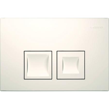 Geberit Delta35 Dual Flush Plate Alpine White 115.135.11.5