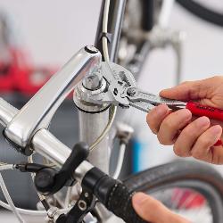 Knipex Pliers Wrench Plastic Coated Chrome-plated 180mm 86 03 180