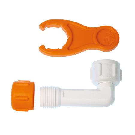 Buteline Male/Female Extended Elbow - Male 1/2” BSP x Female 1/2” BSP BMF60