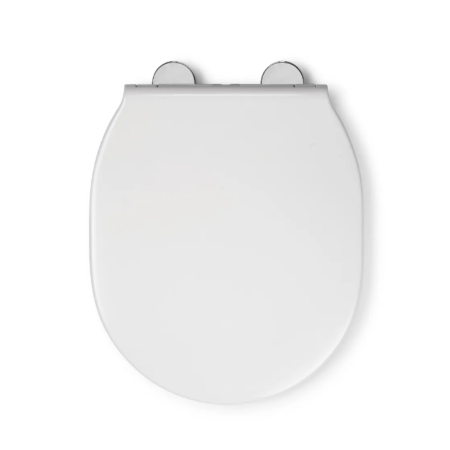 Croydex Bolsena Flexi-Fix D-shape Toilet Seat White WL602822H