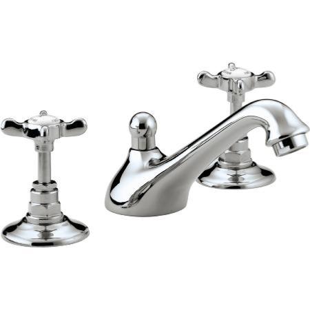 Bristan 3-Hole Basin Mixer with Ceramic Disc Valves Chrome N 3HBAS C CD