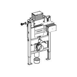 Geberit Duofix 82cm Frame, Omega Cistern 12cm Included + Flush Plate 111.004.00.1+115.080.KH.1