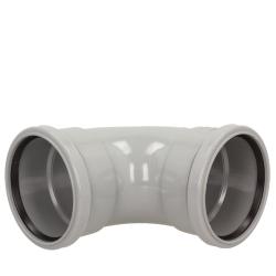 Davant 92Ø SS Bend 110mm Light Grey Pushfit SPLG0004